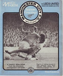 Manchester City v Leeds United 1975/76